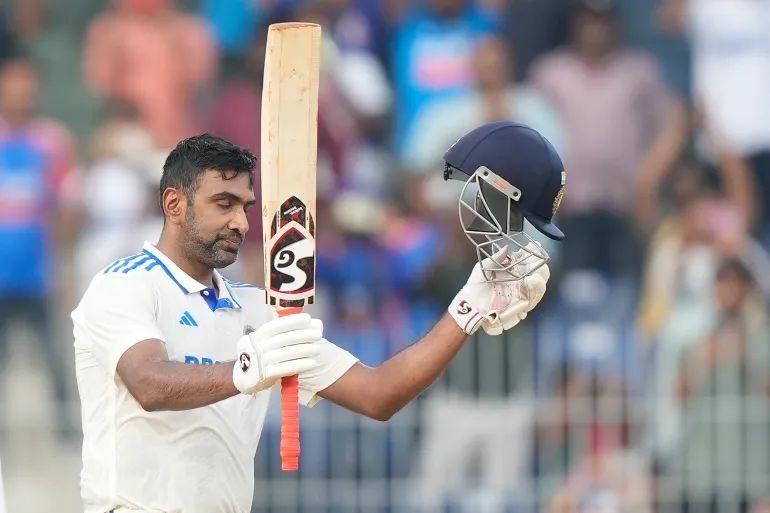 Ashwin’s double act of hundred and six-for secures 1-0 lead for India